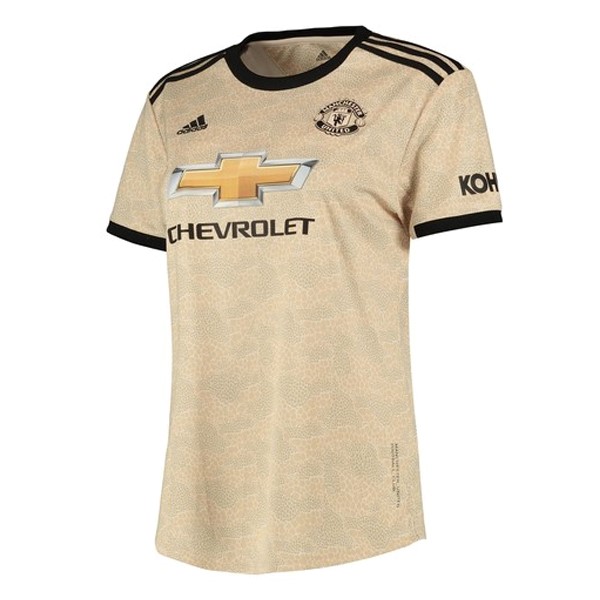 Camiseta Manchester United 2ª Mujer 2019-2020 Marron